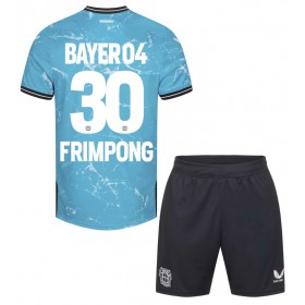 Bayer Leverkusen Jeremie Frimpong #30 3rd Trikot 2023-24 Kurzarm (+ kurze hosen)